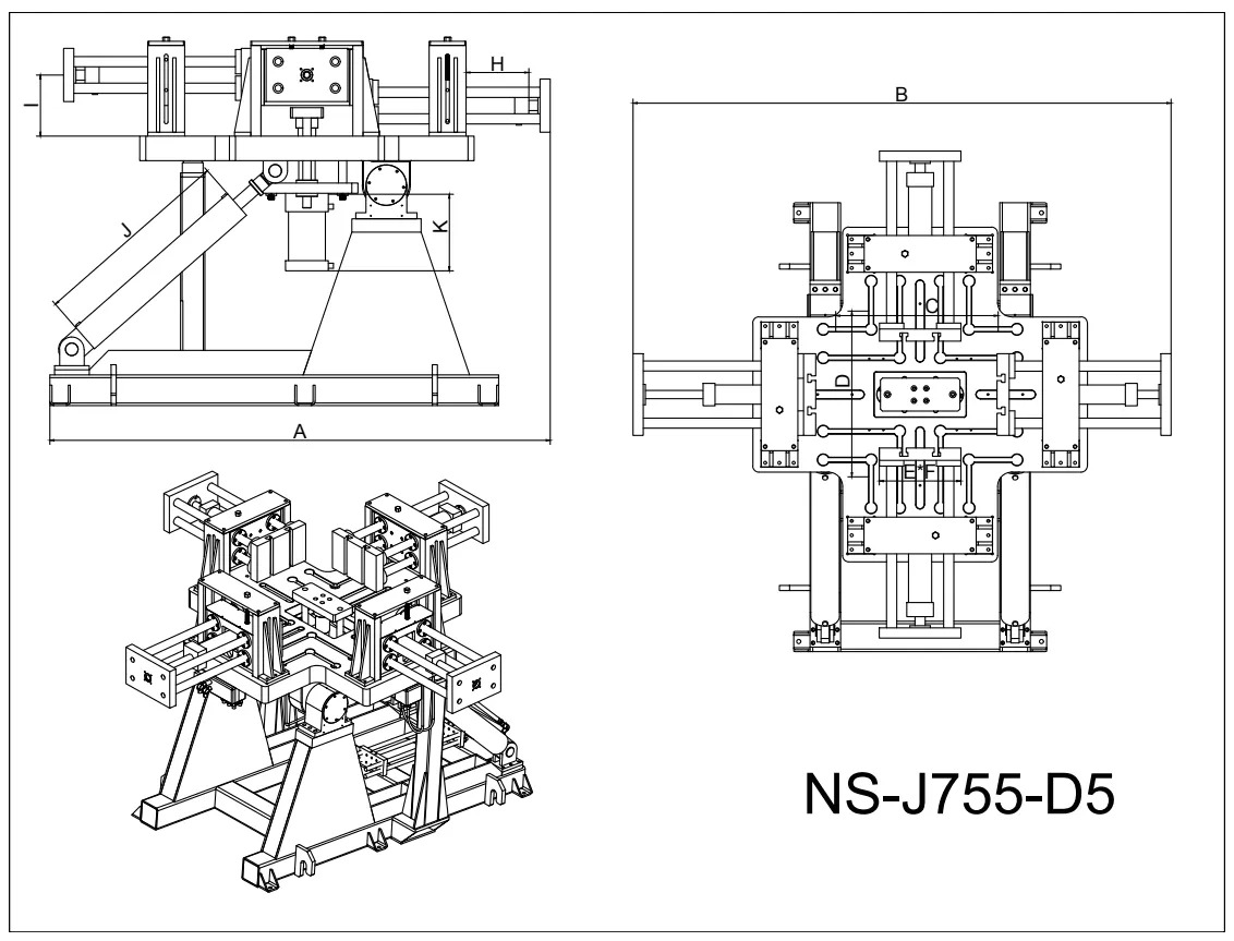 Five-Opening And Closing Gravity Casting Machine Five-Opening And Closing Gravity Casting Machine