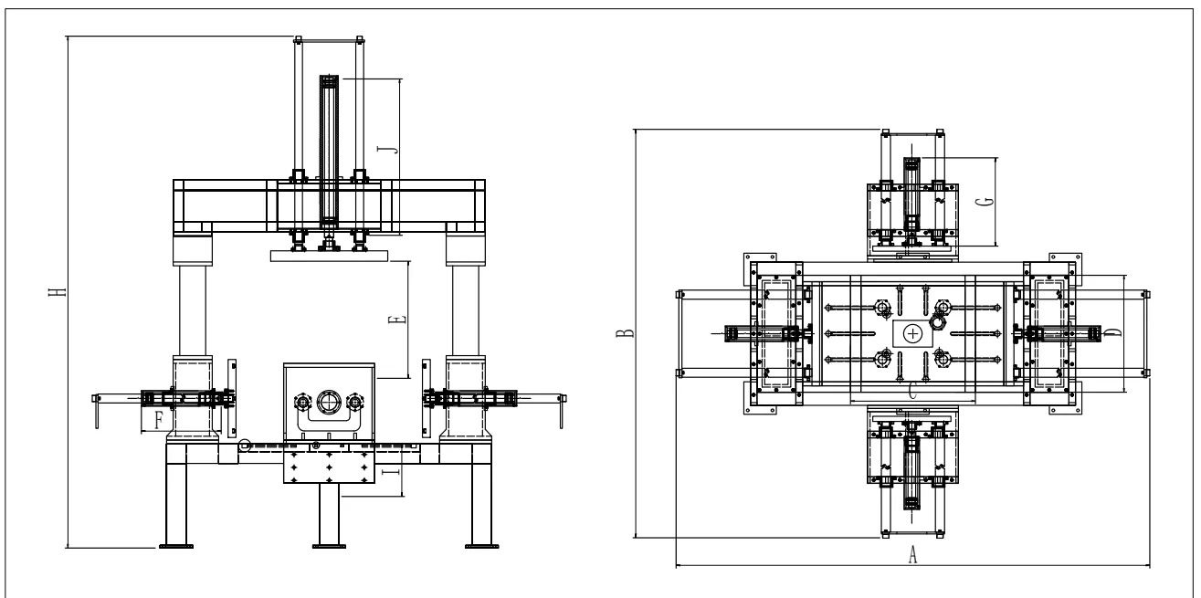 Six-Opening And Closing Gravity Casting Machine Six-Opening And Closing Gravity Casting Machine