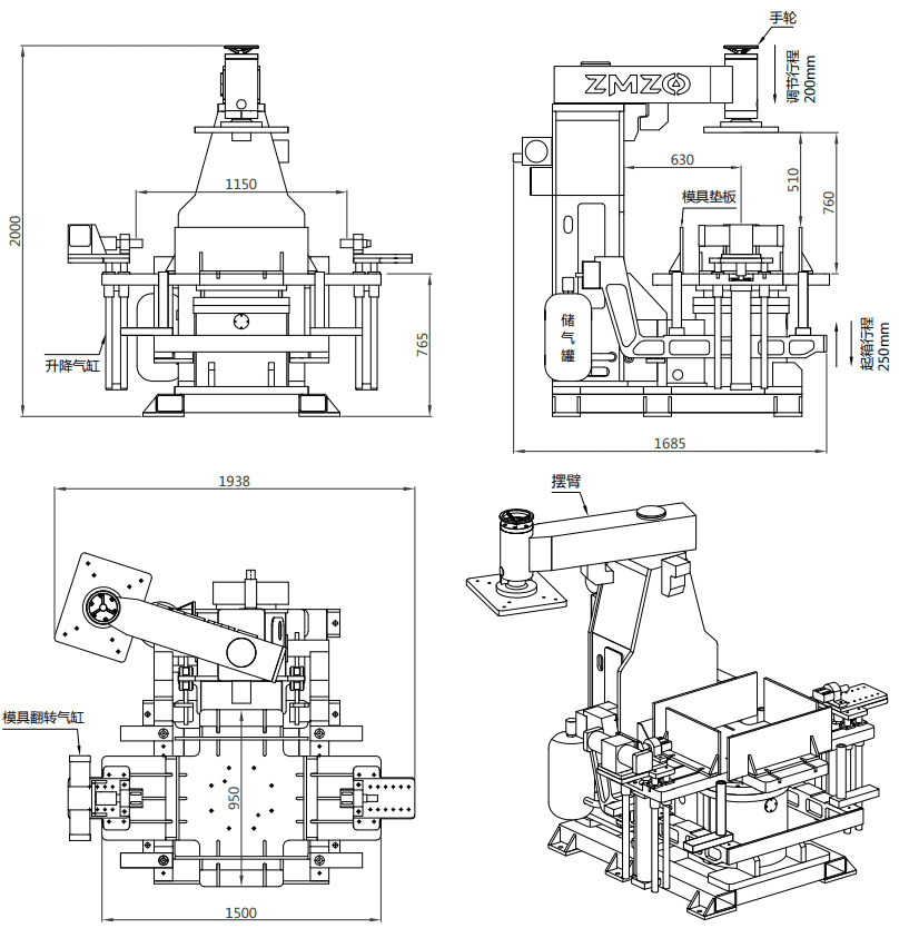 Double-Side Sand Molding Machine Double-Side Sand Molding Machine