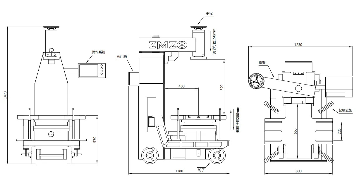 Single-Side Sand Molding Machine Single-Side Sand Molding Machine