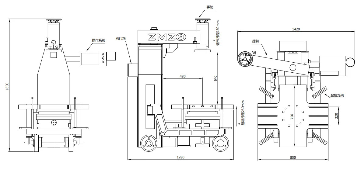 Single-Side Sand Molding Machine Single-Side Sand Molding Machine