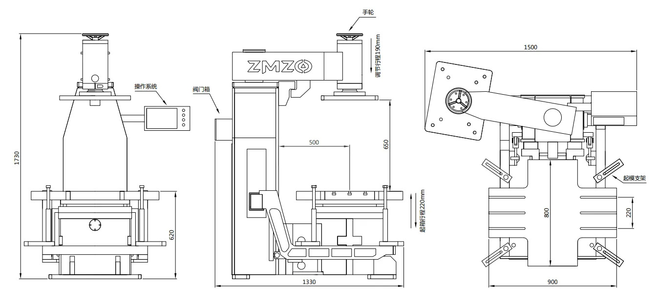 Single-Side Sand Molding Machine Single-Side Sand Molding Machine
