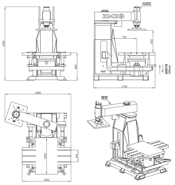 Single-Side Sand Molding Machine Single-Side Sand Molding Machine